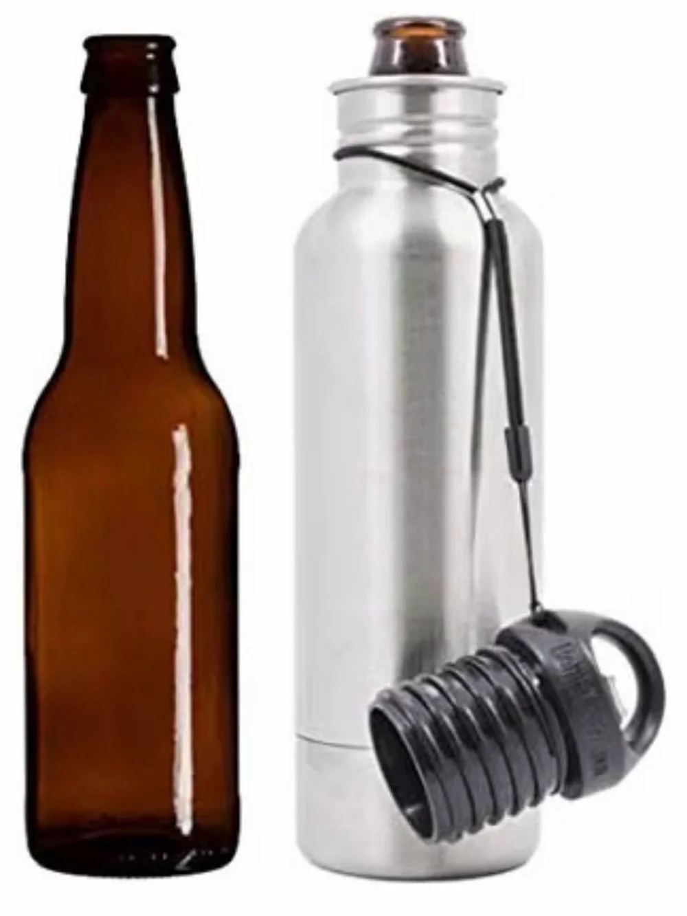 The Standard 2.0 Original Stainless Steel Beer Bottle Holder Insulator Blue